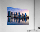 Chicago Skyline at sunset from Navy Pier  Acrylic Print