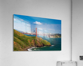 Marin Headlands and Golden Gate Bridge  Acrylic Print