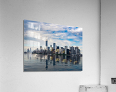 Panorama of Manhattan with calm artificial water  Acrylic Print