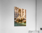 Trevi fountain details in Rome Italy  Acrylic Print
