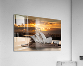 Dramatic dawn photo Sydney Opera House  Acrylic Print