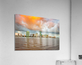 Dawn view of Miami Skyline   Acrylic Print