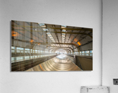 Rome Fiumicino Airport Railway station  Acrylic Print