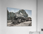 Charcoal WMSR Steam train in Frostburg  Acrylic Print