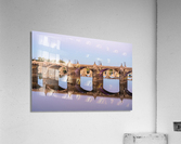Reflections of Market Street bridge in the Susquehanna river  Acrylic Print