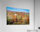 Grandview Farm barn with fall colors in Vermont  Acrylic Print