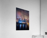 Offices and apartments of Dubai Business Bay with district behin  Acrylic Print