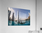 Offices and apartment towers of Dubai downtown business district  Acrylic Print