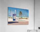 Sign for access to Jumeirah beach for wheelchair users  Acrylic Print