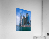 Modern apartments of Dubai Business Bay along the Canal  Acrylic Print
