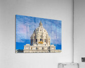 Dome and statue of the State Capitol building in St Paul  Acrylic Print