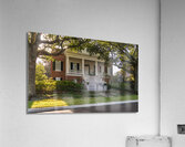 Facade of antebellum home in Natchez in Mississippi  Acrylic Print