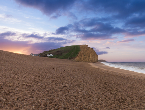Sunrise at West Bay Dorset in UK by Steve Heap