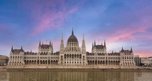Hungarian Parliament Building in Budapest by Steve Heap
