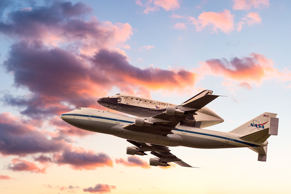 Space Shuttle Discovery flies into retirement by Steve Heap