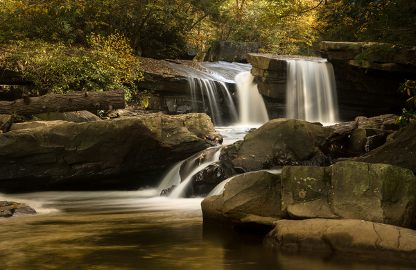 Waterfall on Deckers Creek near Morgantown by Steve Heap