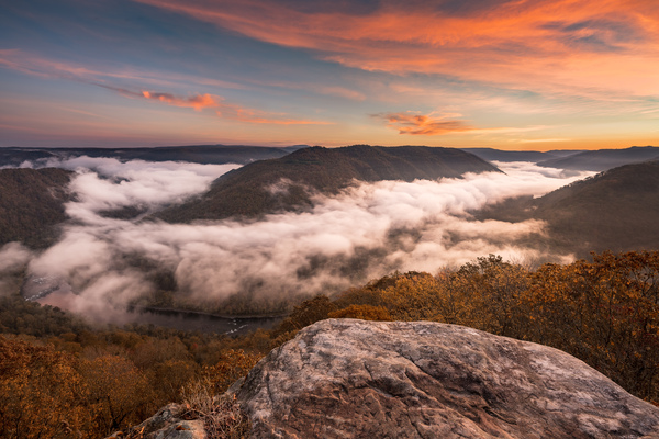 Grand View in New River Gorge by Steve Heap