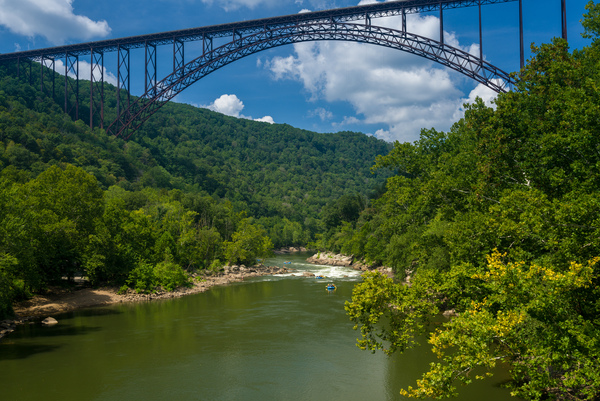 Rafters at the New River Gorge Bridge by Steve Heap