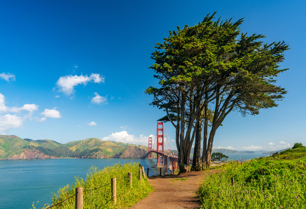 Marin Headlands and Golden Gate Bridge by Steve Heap