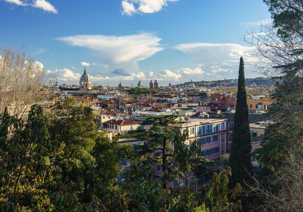 Skyline of the city of Rome Italy by Steve Heap
