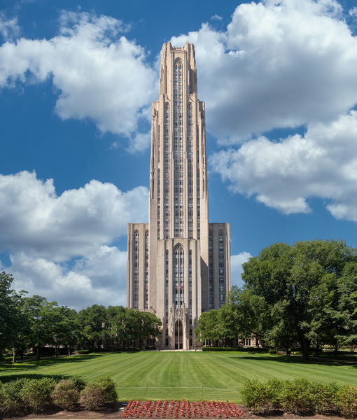 Cathedral of Learning building at the University of Pittsburgh by Steve Heap