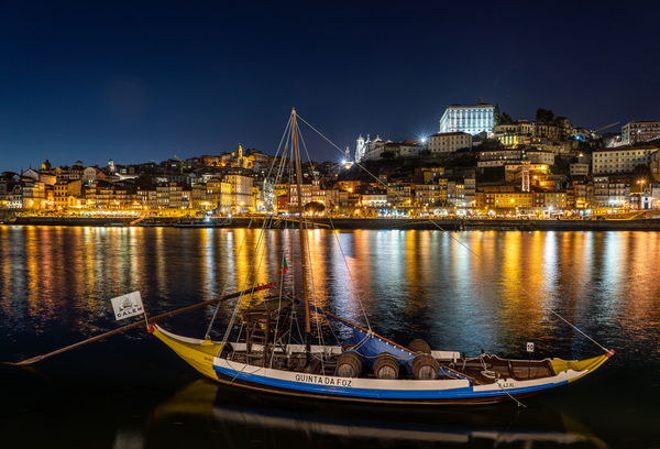 Rabelo boats of Porto in Portugal by Steve Heap