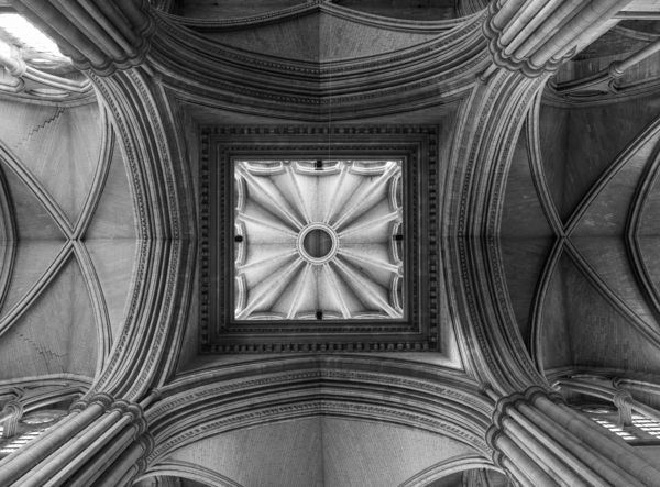 Detail of roof in Truro cathedral in Cornwall by Steve Heap