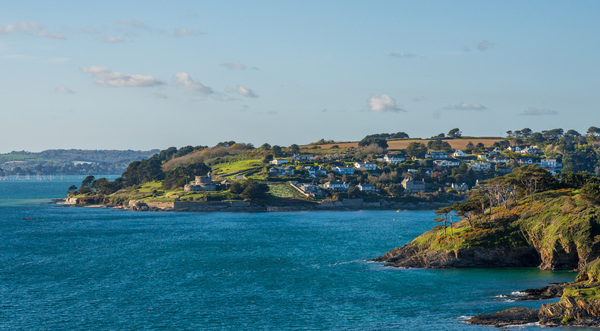 Seaside town of St Mawes in Cornwall by Steve Heap