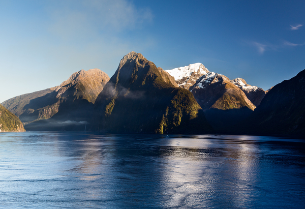 Fjord of Milford Sound in New Zealand by Steve Heap