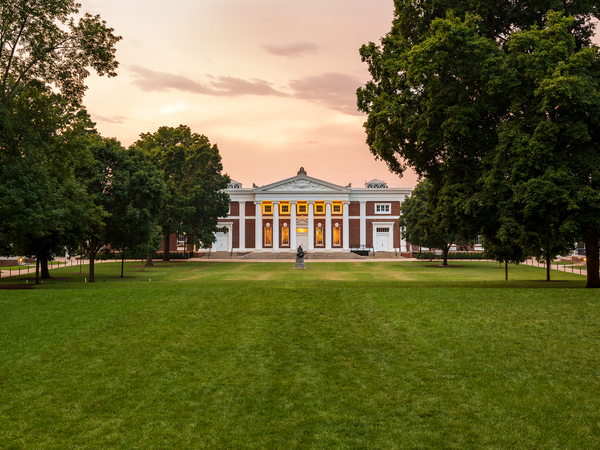 Old Cabell Hall at University of Virginia by Steve Heap