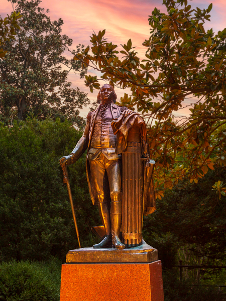 Statue of George Washington at UVA by Steve Heap