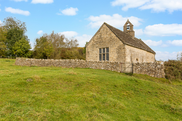 Exterior of St Oswald parish church Widford by Steve Heap