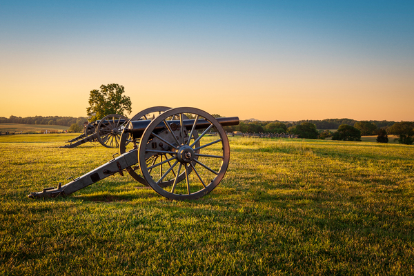 Cannons at Manassas Battlefield by Steve Heap