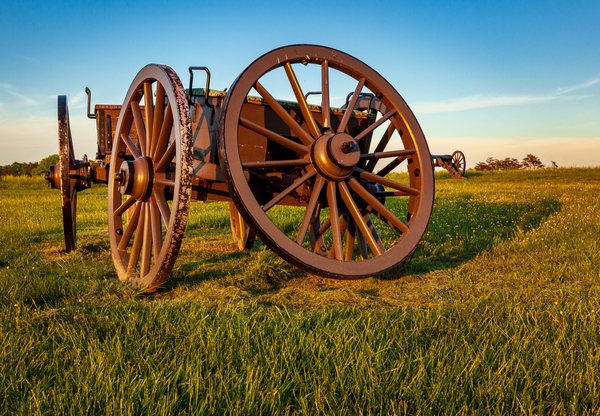 Cart on Manassas Battlefield by Steve Heap