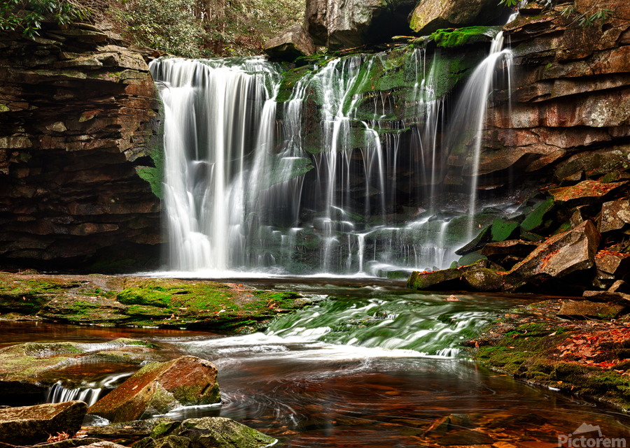 Elakala Falls in West Virginia  Print