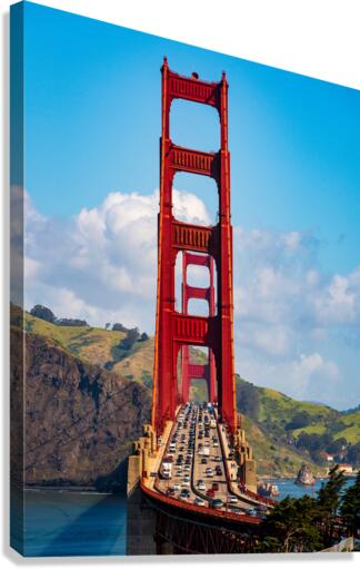 Golden Gate Bridge from state park  Canvas Print