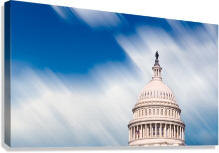 Congress capitol dome in Washington DC  Canvas Print