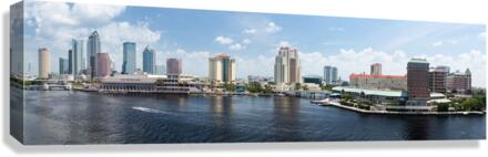 City skyline of Tampa Florida during the day  Canvas Print