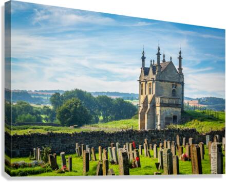 Churchyard and lodges in Chipping Campden  Canvas Print