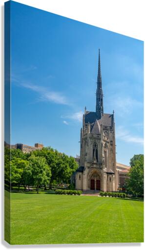 Heinz Chapel building at the University of Pittsburgh  Canvas Print