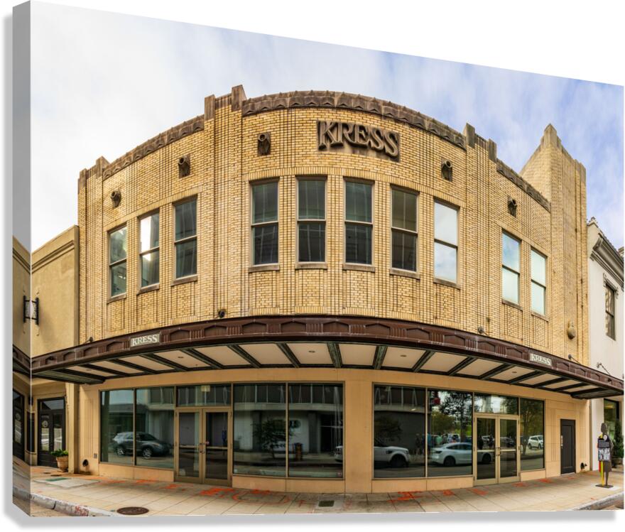 SH Kress department store in Baton Rouge Louisiana site of Civil  Canvas Print