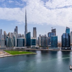 Offices and apartments of Dubai Business Bay with Downtown distr