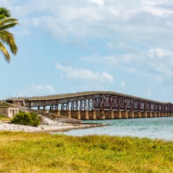 Florida Keys rail bridge and heritage trail