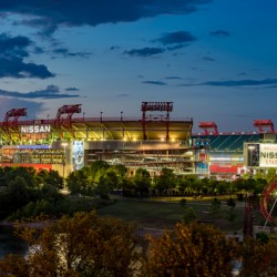 Nissan Stadium home of Titans in Nashville Tennessee