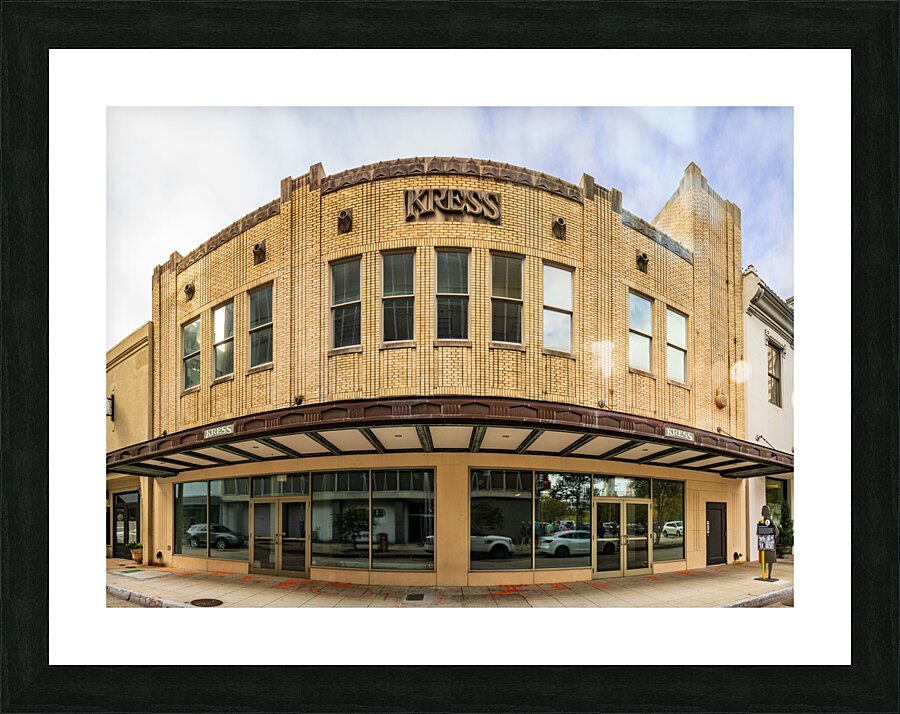 SH Kress department store in Baton Rouge Louisiana site of Civil  Framed Print Print