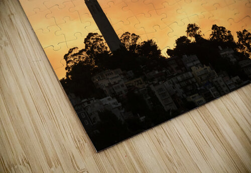 Coit tower at sunset in San Francisco Steve Heap puzzle