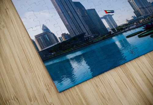 Offices and apartment towers of Dubai downtown business district Steve Heap puzzle