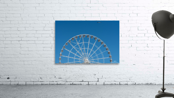 White ferris wheel on Steel Pier in Atlantic City by Steve Heap