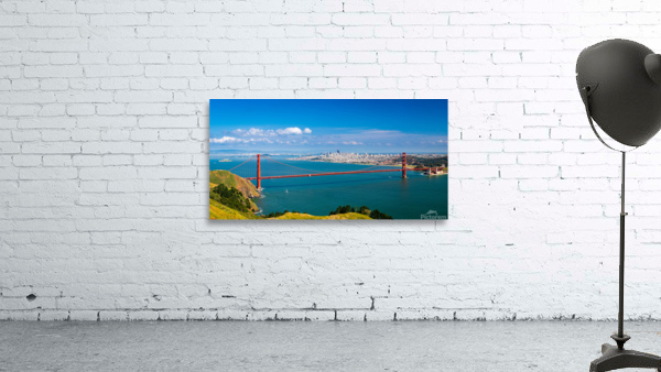 The Golden Gate Bridge and San Francisco by Steve Heap