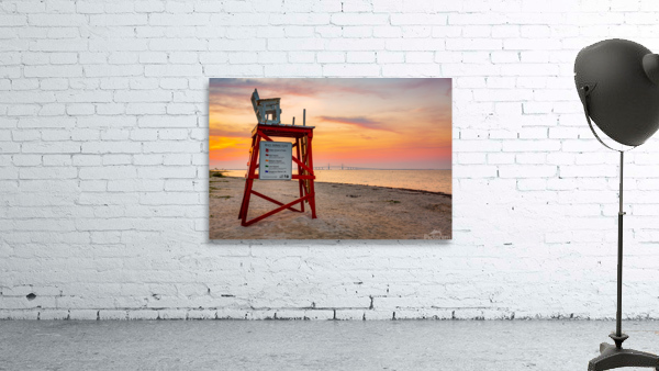 Lifeguard stand in Fort De Soto Florida by Steve Heap